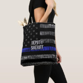 Plaatsvervangend Sheriff Distress Flag Tote Bag (Dichtbij)