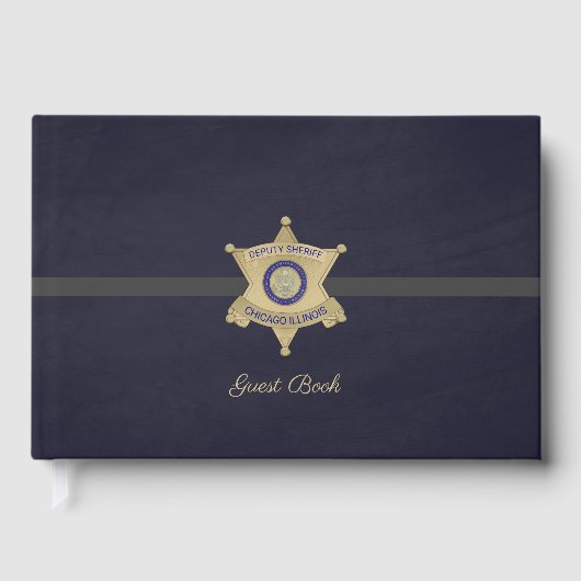 Plaatsvervangend sheriff gastenboek (Voorkant)