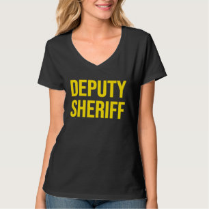 PLAATSVERVANGEND SHERIFF POLITIE WET HANDEHAVING U T-SHIRT