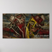 plaatsvervanger en sherrif poster (Voorkant)