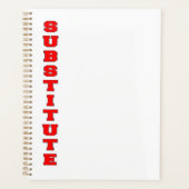 plaatsvervanger planner (Voorkant)