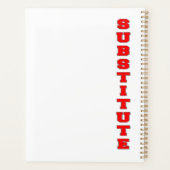 plaatsvervanger planner (Achterkant)