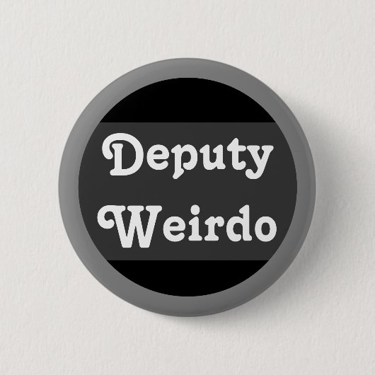 Plaatsvervanger Weirdo Ronde Button 5,7 Cm (Voorkant)