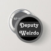 Plaatsvervanger Weirdo Ronde Button 5,7 Cm (Voorkant /achterkant)