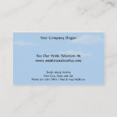 plaatwerk Visitekaartje (Achterkant)