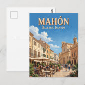 Plaça de la Constitució Spanje Briefkaart (Voorkant / Achterkant)