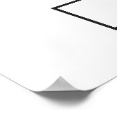 Placa de la estación de Metro de Sol Poster (Hoek)