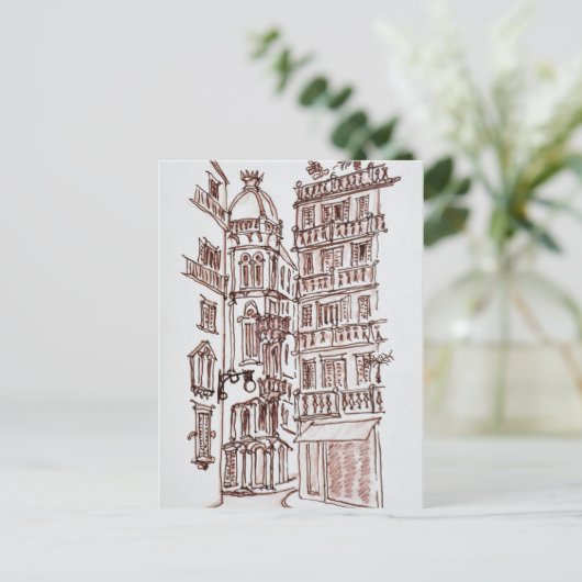 Placa de Manises in Old Town | Valencia, Spanje Briefkaart (Staand voorkant)