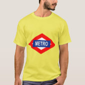 Placa de Metro de Madrid T-shirt (Voorkant)