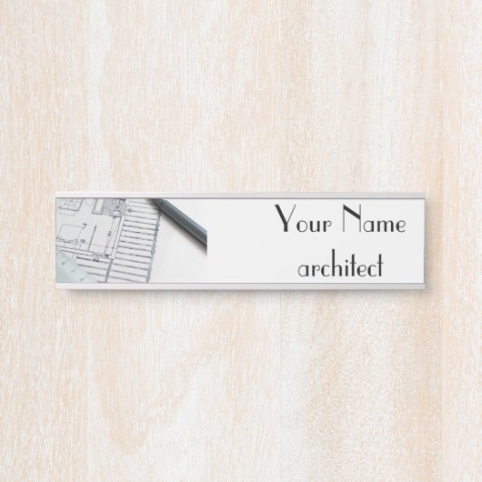 placa de nombre colgante estandar deurbordje (Voorkant)