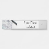 placa de nombre colgante estandar deurbordje (Voorkant)