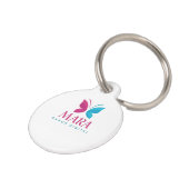 Placa Redonda para Mascotas | Estilo y seguridad c Huisdierpenning (Zijkant)