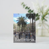 Plaça Reial, Barcelona Briefkaart (Staand voorkant)