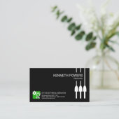 Placard-minimalistisch platte elektricien voor str visitekaartje (Staand voorkant)