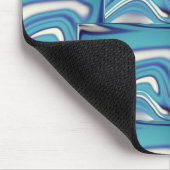 Placas tortas azuis de traços brancos, encaixados. muismat (Hoek)