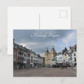 Place Albert 1er, Malmedy, België Briefkaart (Voorkant / Achterkant)