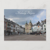 Place Albert 1er, Malmedy, België Briefkaart (Voorkant)