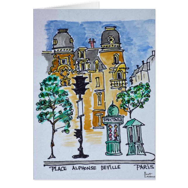 Place Alphonse Deville | Parijs, Frankrijk (Voorkant)