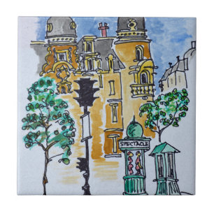 Place Alphonse Deville   Parijs, Frankrijk Tegeltje