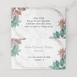 Place Card - Eenvoudig ontwerp Plaatskaartje