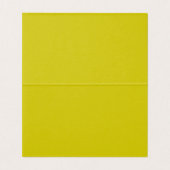 Place Card Floral Cross Christening Yellow Kaart (Binnenkant ongevouwen)