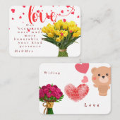 Place card plaatskaartje (Voorkant / Achterkant)