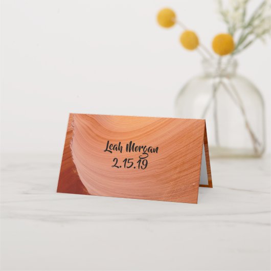 Place Card voor het Elegant Desert Collectie Plaatskaartje (Achterkant)