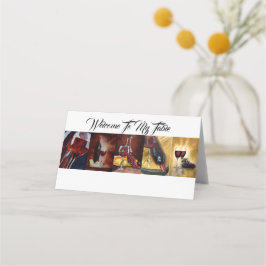 Place Card - Welkom bij ons thuis Plaatskaartje