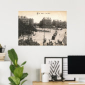 Place Darcy, Dijon, France  Poster (Thuiskantoor)