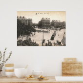 Place Darcy, Dijon, France  Poster (Keuken)