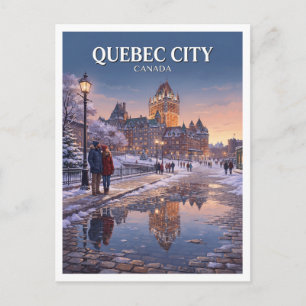 Place d'Armes, Oud Quebec Canada Briefkaart