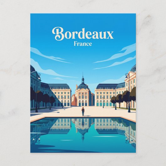 Place de la Bourse Frankrijk Briefkaart (Voorkant)