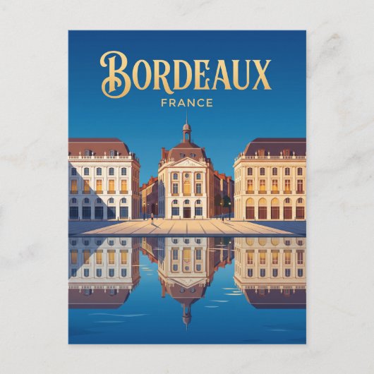 Place de la Bourse Frankrijk Briefkaart (Voorkant)