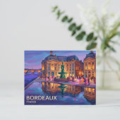 Place de la Bourse Frankrijk Briefkaart (Staand voorkant)