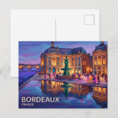 Place de la Bourse Frankrijk Briefkaart (Voorkant / Achterkant)