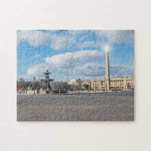 Place de la Concorde and obelisk - Parijs, Frankri Legpuzzel