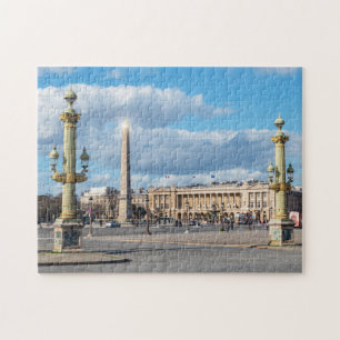 Place de la Concorde and obelisk - Parijs, Frankri Legpuzzel