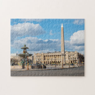 Place de la Concorde and obelisk - Parijs, Frankri Legpuzzel