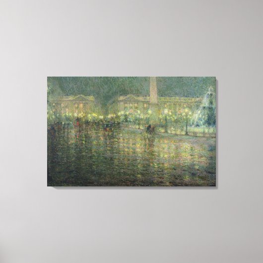 Place de la Concorde, c.1909 Canvas Afdruk (Voorkant)