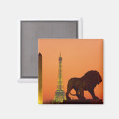 Place de la Concorde; Eiffeltoren; Obelisk; Magneet (Voorkant / Achterkant)