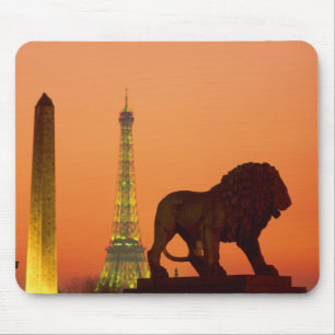 Place de la Concorde; Eiffeltoren; Obelisk; Muismat
