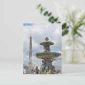 Place de la Concorde, Parijs Briefkaart (Staand voorkant)