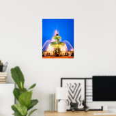 Place de la Concorde, Parijs, Frankrijk Poster (Thuiskantoor)