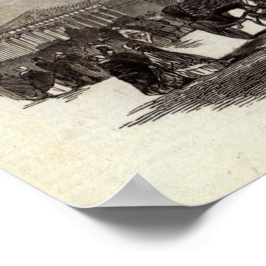 Place de la Concorde, Parijs Poster (Hoek)