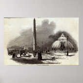 Place de la Concorde, Parijs Poster (Voorkant)