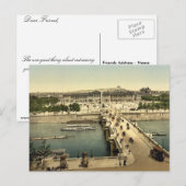 Place de la Concorde, Paris, France classic Photoc Briefkaart (Voorkant / Achterkant)
