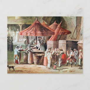 Place de l'Apport-Paris Front of Grand Briefkaart