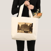 Place de l'Opera, Paris Frankrijk c1925  Grote Tote Bag (Voorkant (product))