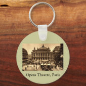 Place de l'Opera, Paris Frankrijk c1925  Sleutelhanger (Voorkant)
