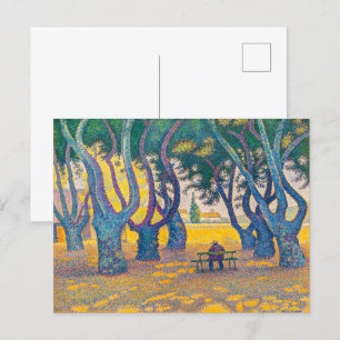 Place des Lices, St. Tropez   Paul Signac   Briefkaart